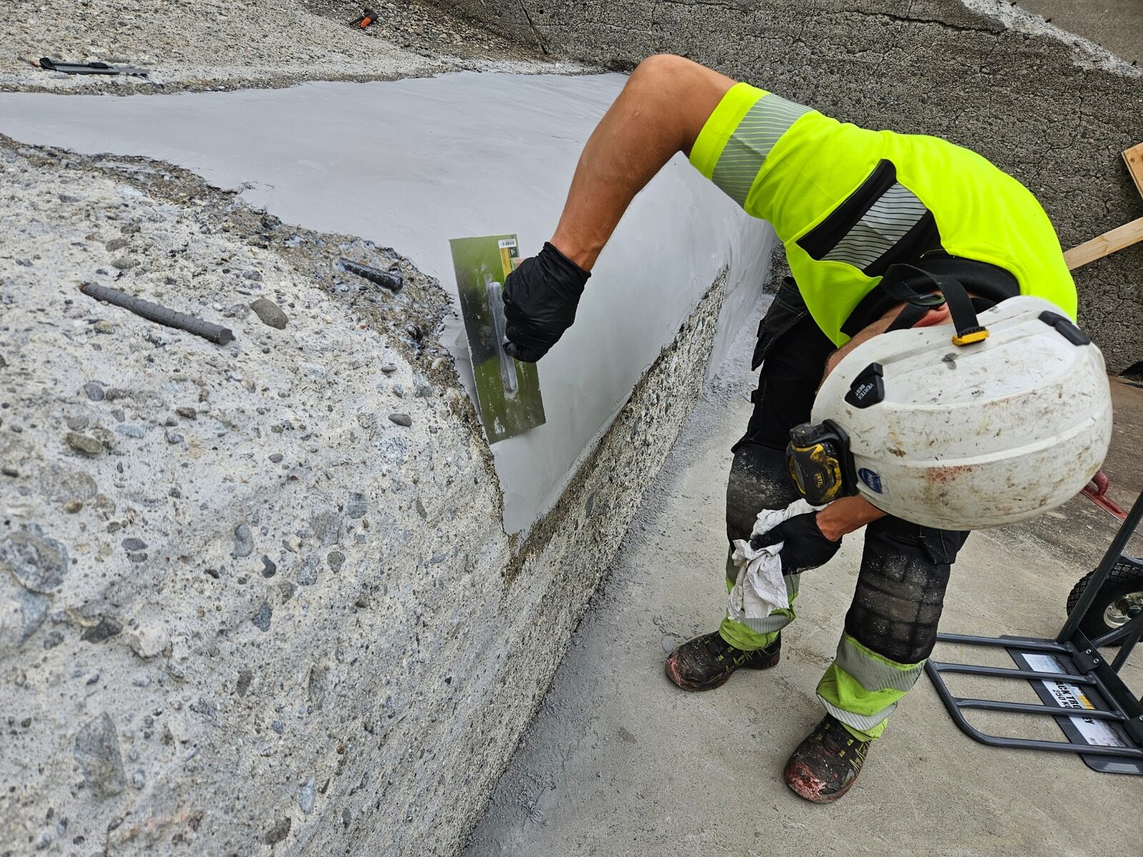 Reparation av lastkaj – återställd över natten